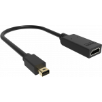 An image showing Adaptateur professionnel Noir mini-DisplayPort vers HDMI