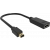 An image showing Black Mini-DisplayPort to HDMI Adaptor