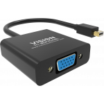 An image showing Adaptador profesional Negro de mini-DisplayPort a VGA