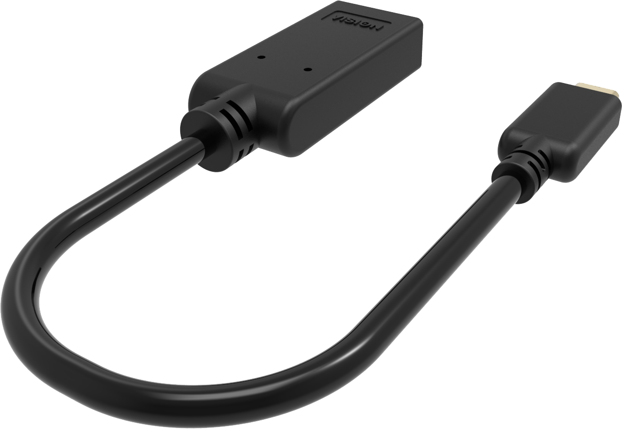 HW-TC01A Câble adaptateur HDMI USB 3.1 Type-C pour projecteur de téléphone  d'ordinateur (Noir)