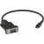 An image showing Professionele zwarte USB-C 2.0-naar-9-pins seriële RS-232-adapter