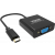 An image showing Professionele Zwart USB-C-naar-VGA-adapter