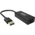 An image showing Black USB 3.0 to Ethernet Adaptor