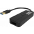An image showing Adaptador profesional negro de USB 3.0 a HDMI