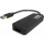 An image showing Adaptador profesional negro de USB 3.0 a HDMI