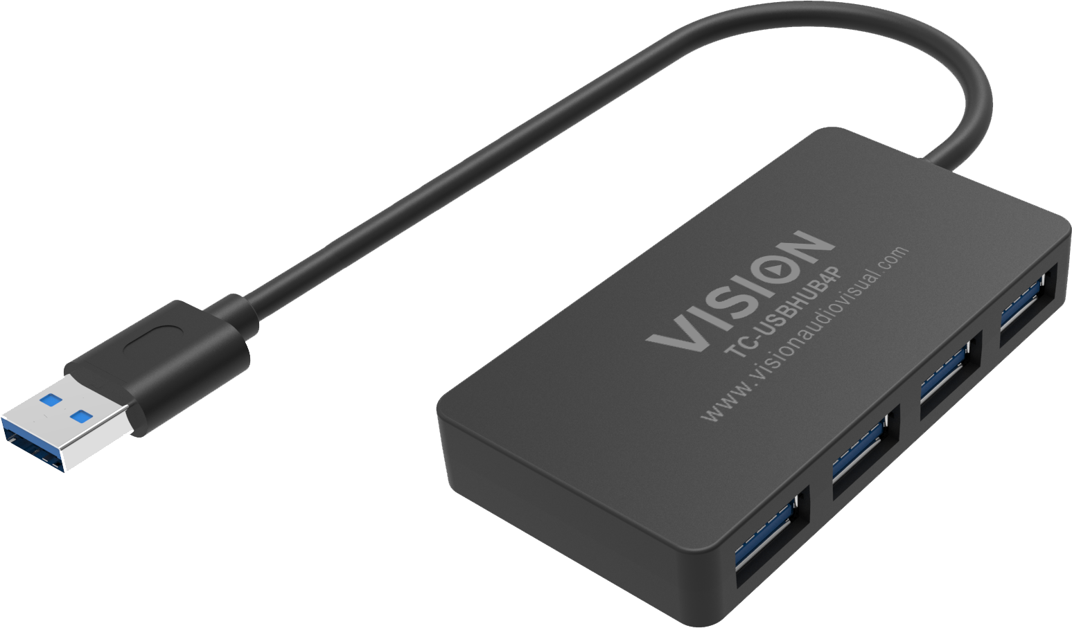 An image showing USB 3.0 4-Poorts Hub
