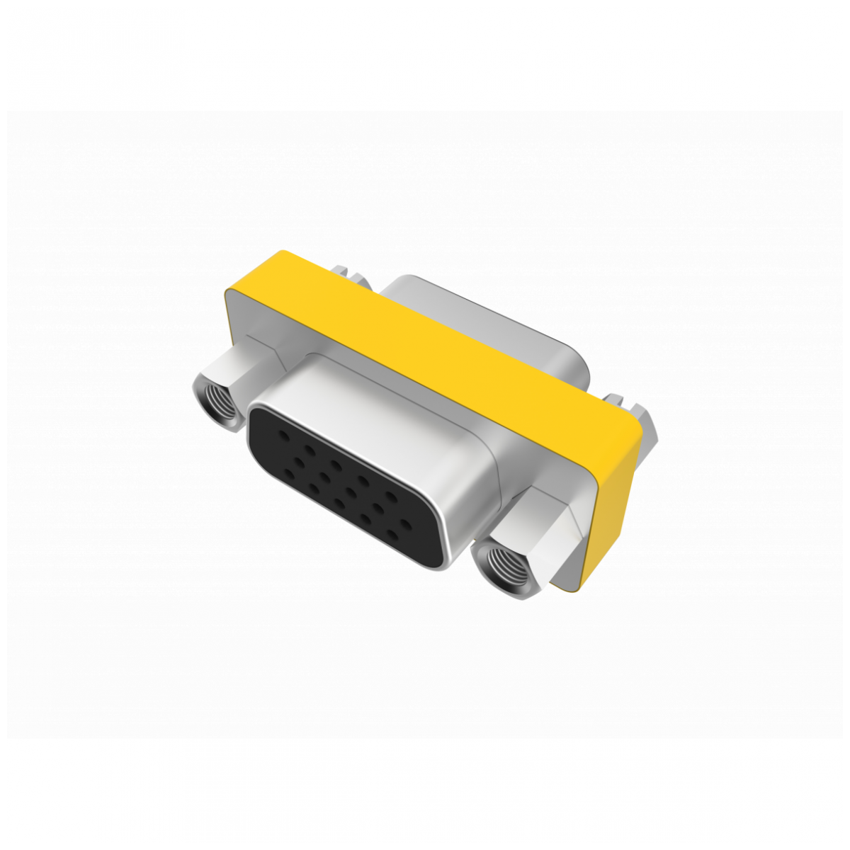 White VGA Coupler | Vision Audio Visual