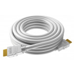 An image showing Cabo HDMI de qualidade branco, 10 m