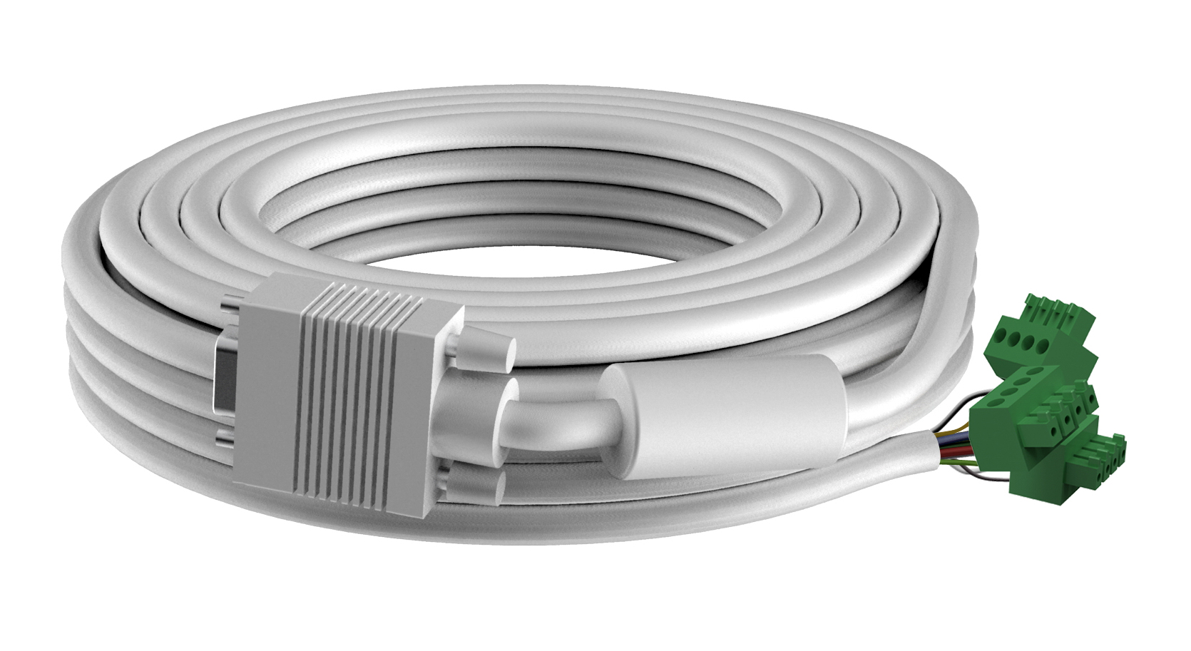 An image showing Cabo VGA para Phoenix de qualidade, branco, 10 m