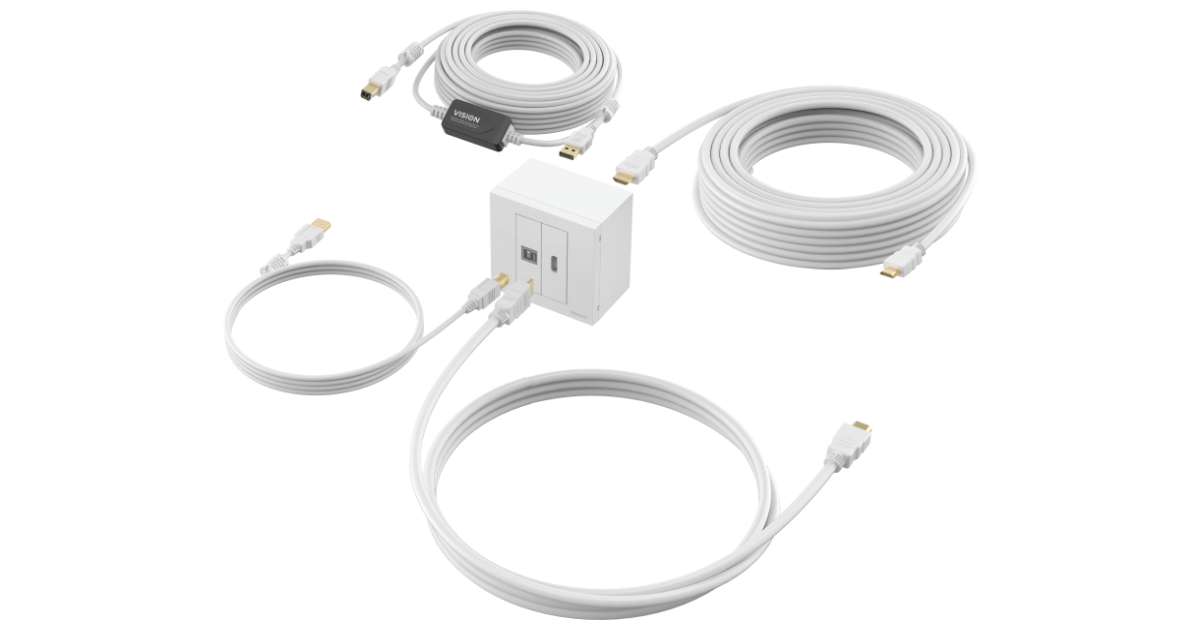 Vision Techconnect Mod HDMI Techconnect Faceplate Package 10 m | Vision Audio Visual