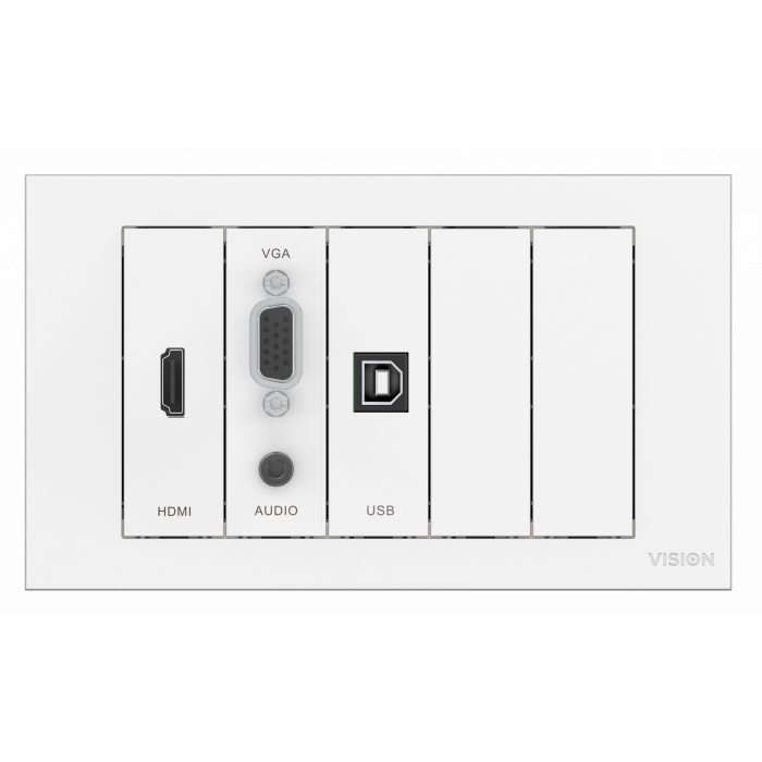 Wall-Mount Faceplate Package | Vision Audio Visual