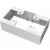 An image showing TC3 Caixa de derivação com ficha dupla, para montagem à superfície, modelo inglês