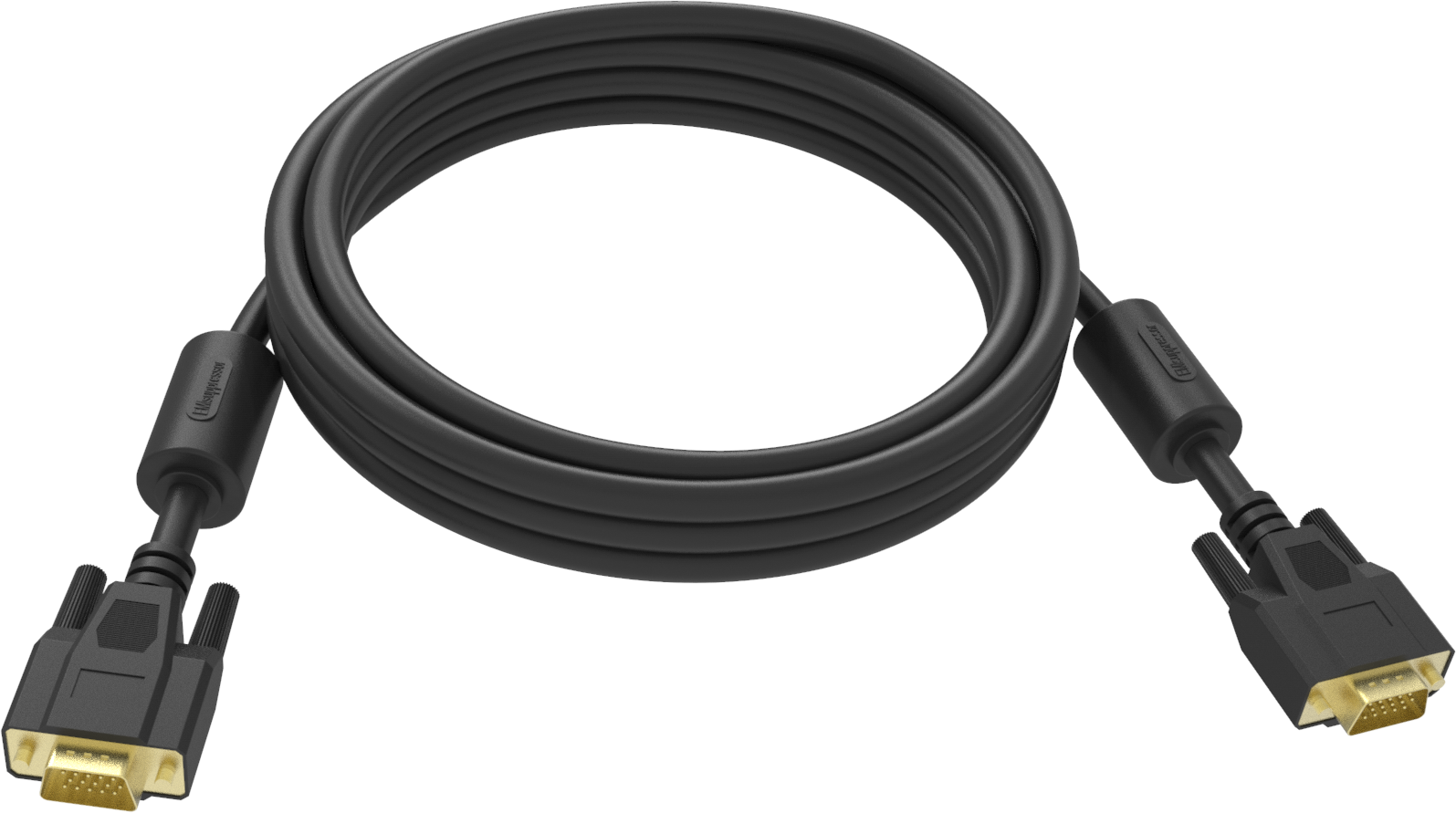 An image showing Black VGA Cable 10m (32.8ft)