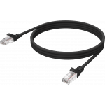 An image showing Professionelles CAT6-Kabel, 1 m, Schwarz