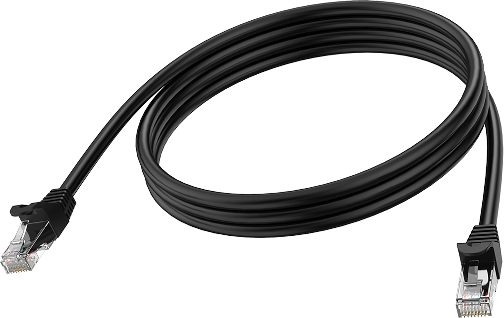 An image showing Cavo CAT6A nero 1m