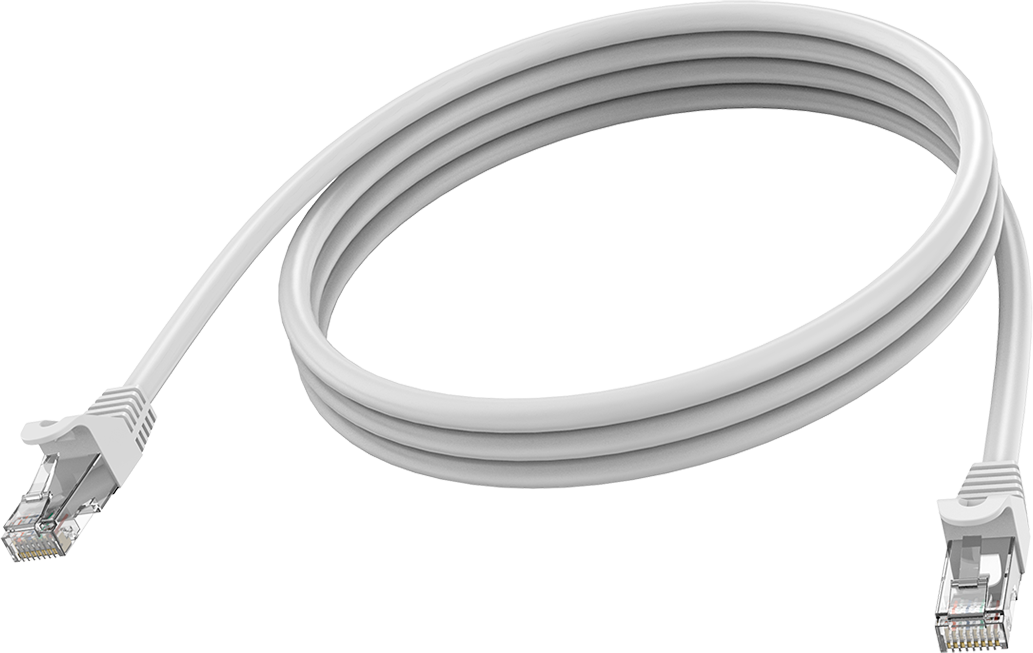 An image showing Cavo CAT6A Bianco 1m