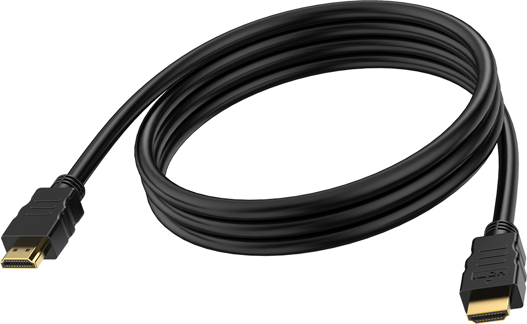 An image showing Sort HDMI 8K Kabel 1m