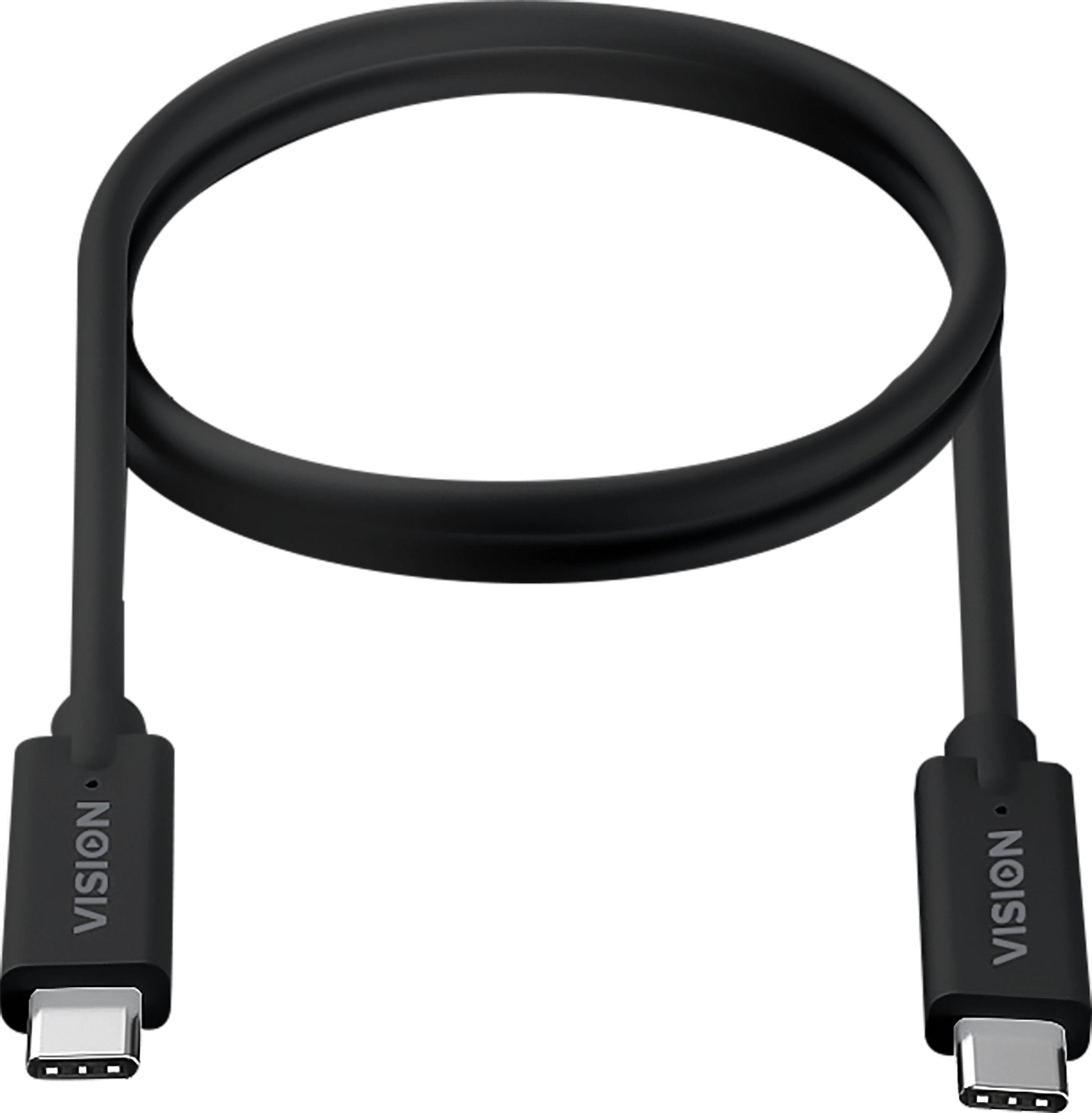 An image showing Sort USB-C-kabel 1 m (3ft)