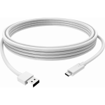 An image showing Cabo USB-C para USB 3.0A Branco 1m