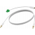 An image showing Cable blanco de miniconector de 2 m (7 pies)