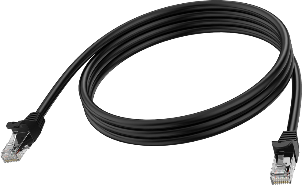 An image showing Cavo CAT6A nero 2m