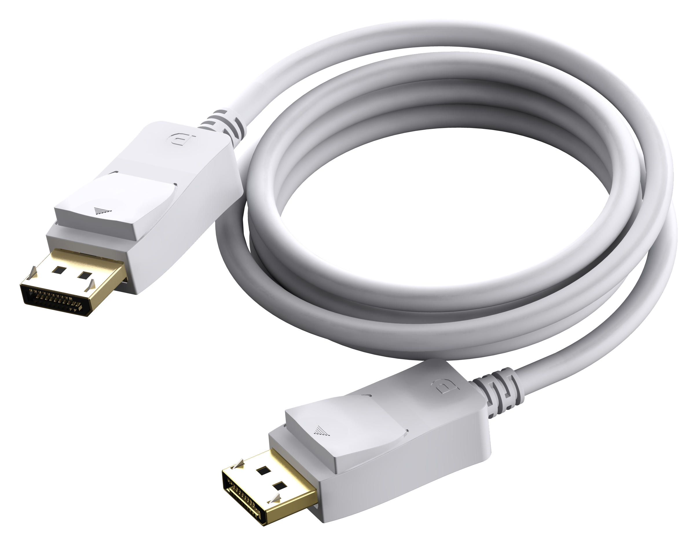 An image showing witte DisplayPort-kabel 2 m (7 ft)