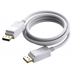 An image showing White DisplayPort Cable 2m (7ft)