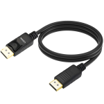 An image showing Cabo DisplayPort Preto 8K 2m