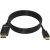 An image showing Cable Negro de 2 m (7 pies) de DisplayPort a HDMI