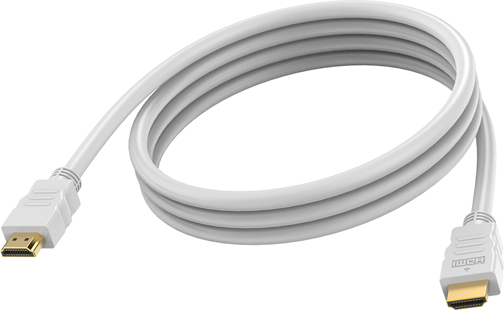 An image showing White HDMI 8K Cable 2m