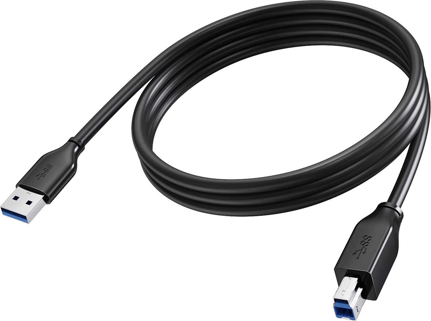 An image showing Cabo USB 2.0 TC 2MUSB3.0/BL Preto 2 m