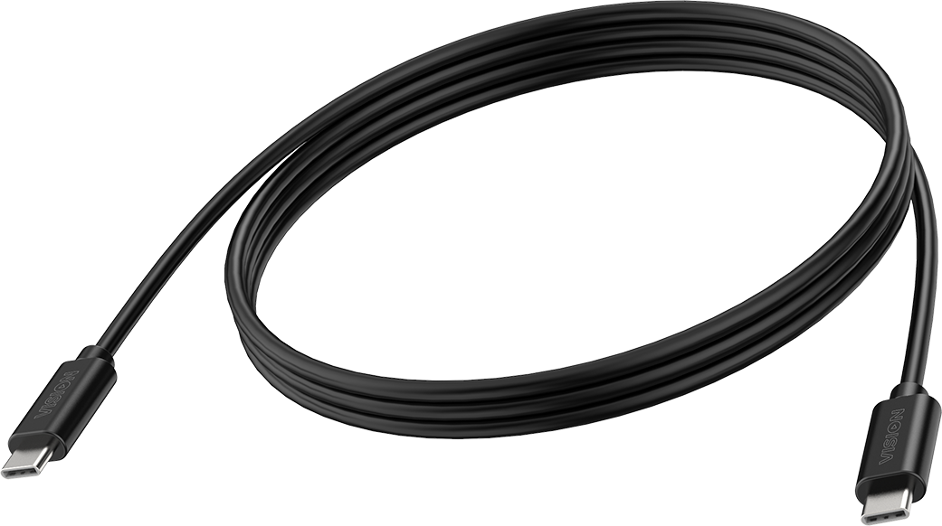An image showing Câble USB-C Noir 2 m (6,6 pi)