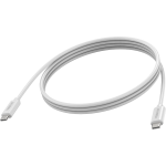 An image showing TC 2MUSBC/BL Sort USB-C-kabel 2 m (6,6ft)