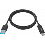 An image showing Cable Negro de 2 m (6,5 pies) de USB-C a USB 3.0 (conector tipo A)