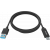 An image showing Sort USB-C til USB 3.0A-kabel 2 m