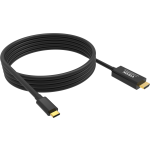An image showing Black USB-C to HDMI Cable 2m