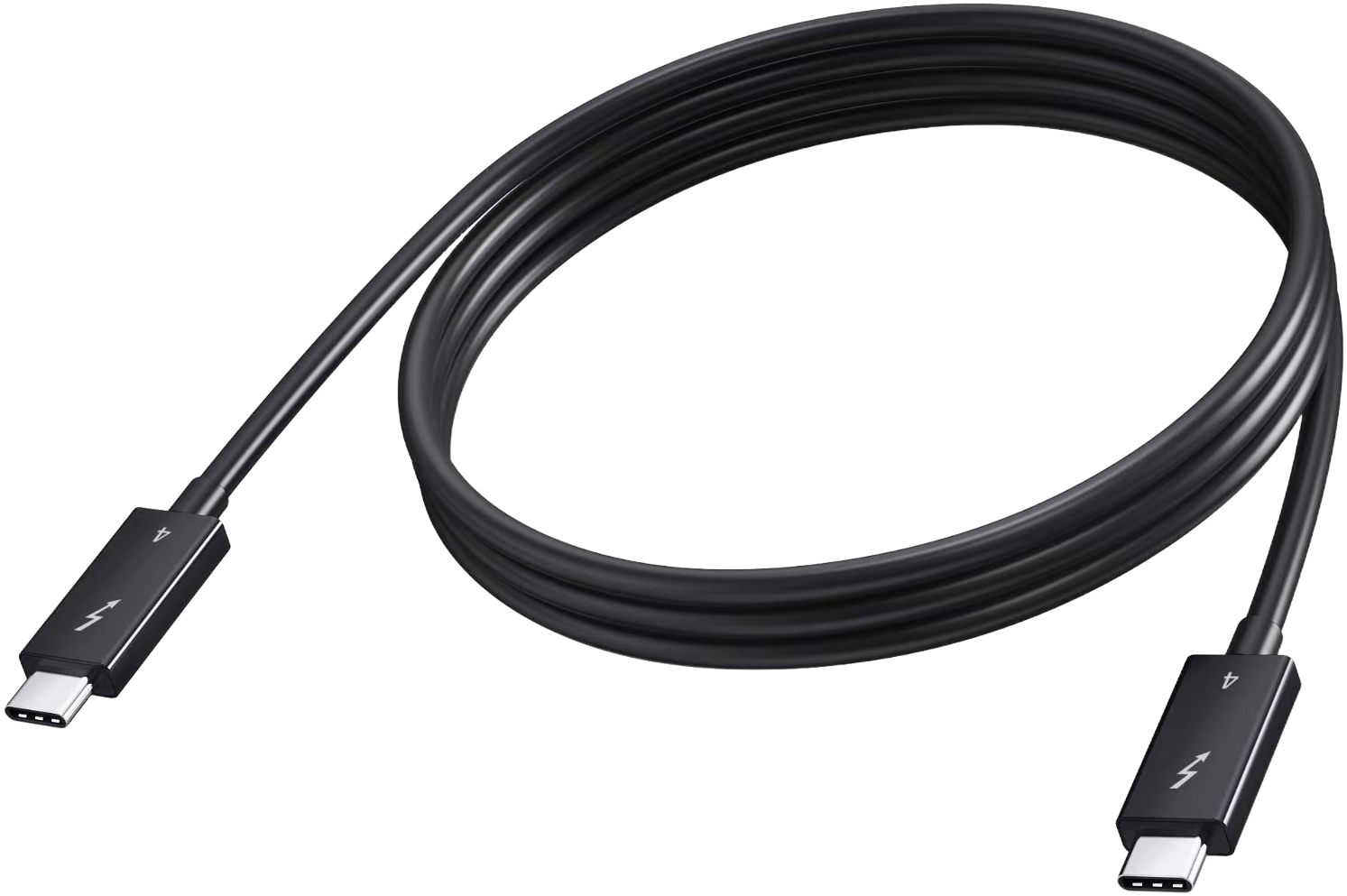 An image showing TC 2MUSBC/BL Cable Negro para USB-C de 2 m (6,6 pies)