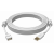 An image showing hvidt USB 2.0-forlængerkabel 2 m