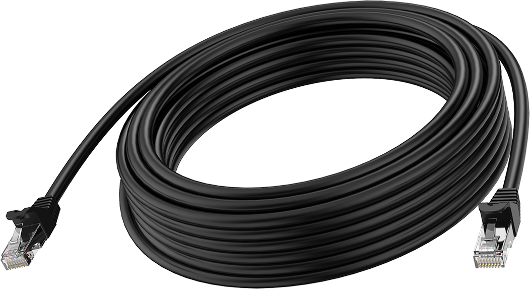 An image showing Schwarzes CAT6A Kabel 3m