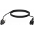 An image showing Cable de alimentación tipo «trébol» en negro y para la UE de 3 m