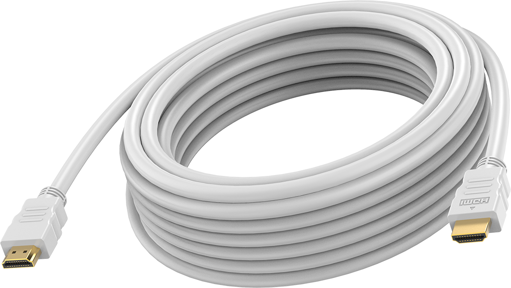 An image showing White HDMI 8K Cable 3m