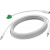 An image showing Cable blanco de miniconector de 5 m (16 pies)