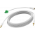 An image showing Cabo minijack de qualidade branco, 5 m (16ft)