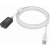 An image showing Cabo de extensão USB 2.0 de qualidade com amplificador de sinal, branco, 5 m (16ft)