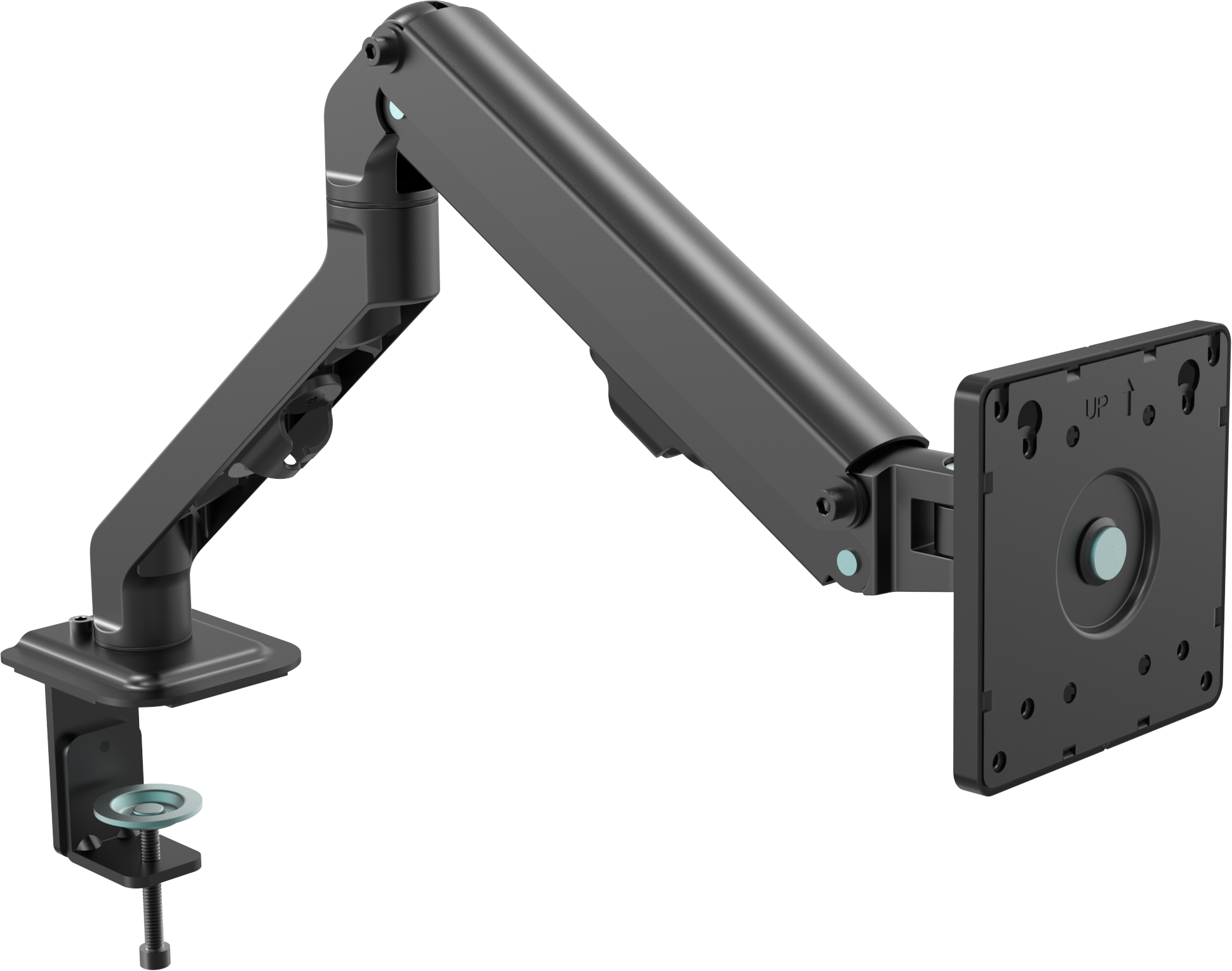 An image showing Black Monitor Desk Arm 100×100