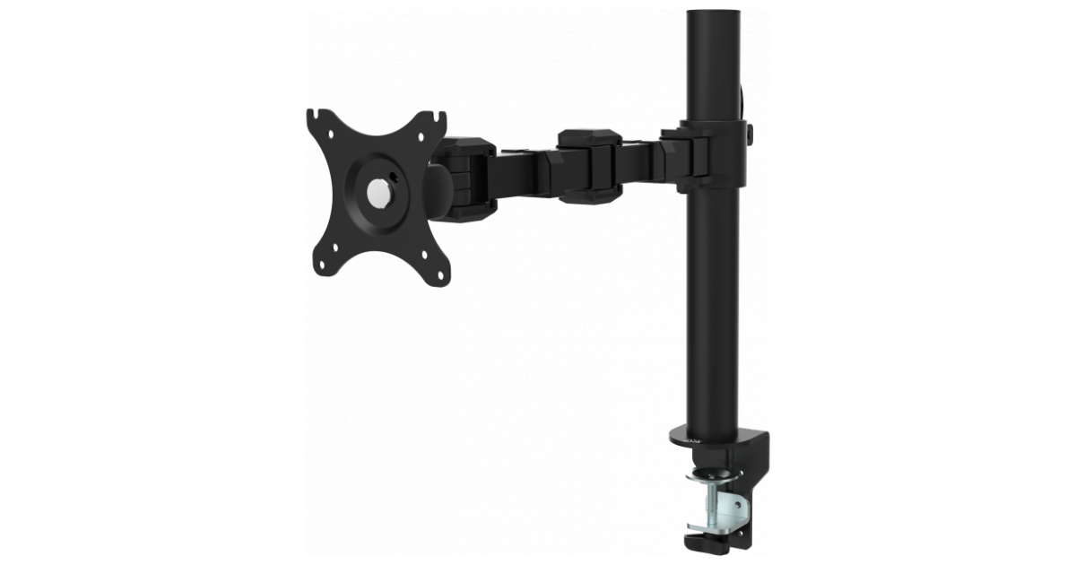 Computer Monitor Post Flat-Panel Desk Post 100×100 | Vision Audio Visual
