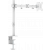 An image showing Hvid Bordstander til skærm 100×100