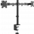 An image showing Sort Bordstander til skærm 100x100 Dobbelt
