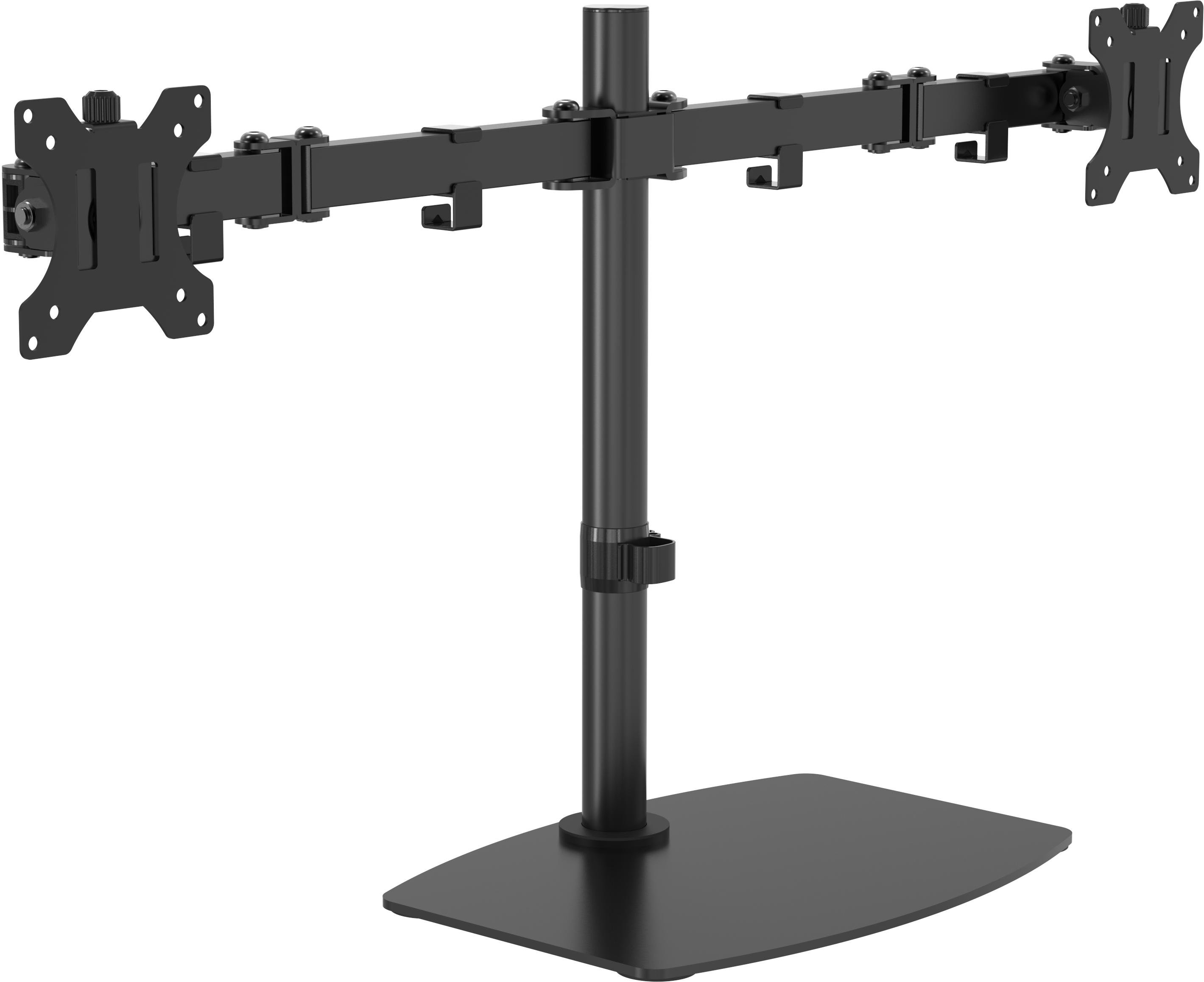 An image showing Soporte de mesa doble para monitores 100 x 100