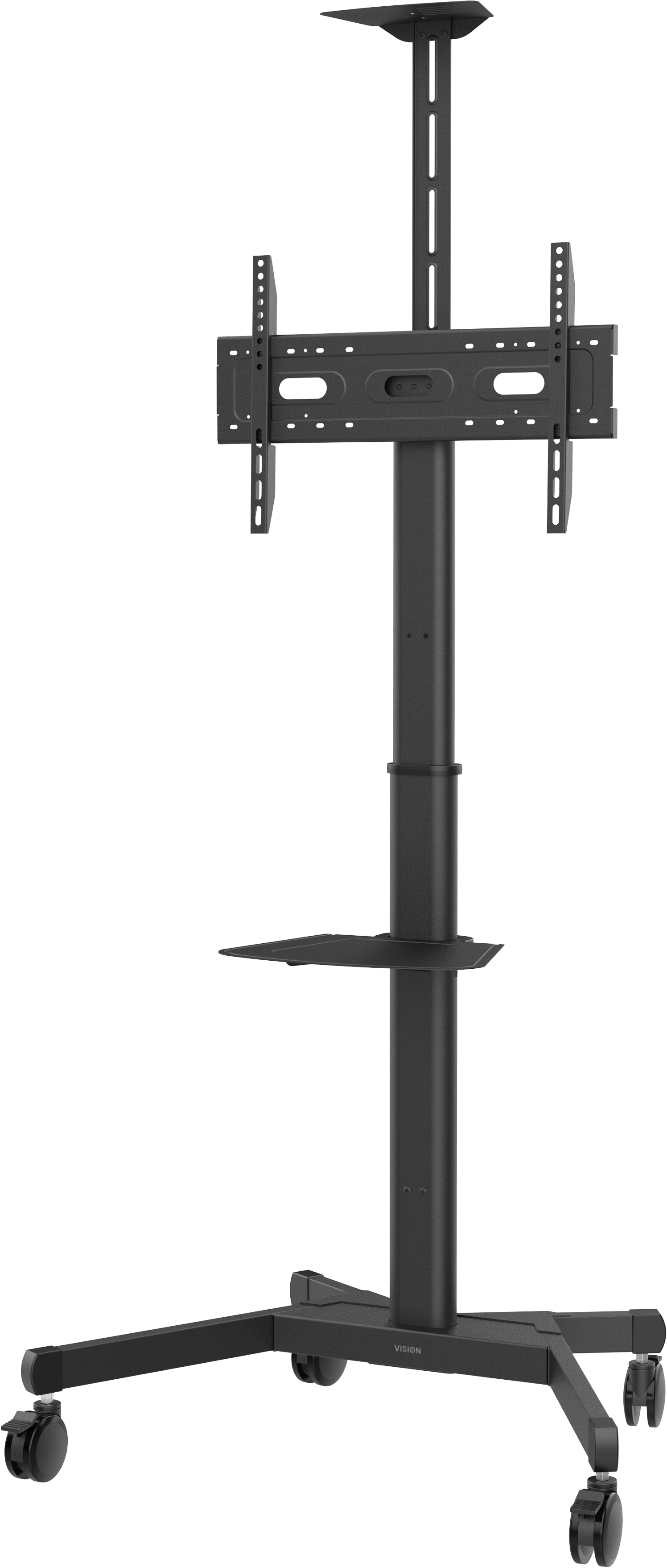 An image showing Chariot d'affichage professionnel réglable en hauteur 50 kg